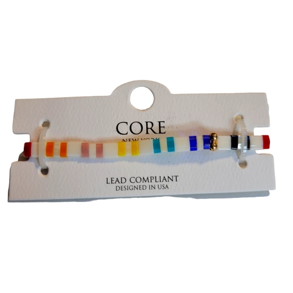 Stretch flat bead bracelet - Picture 2 of 2